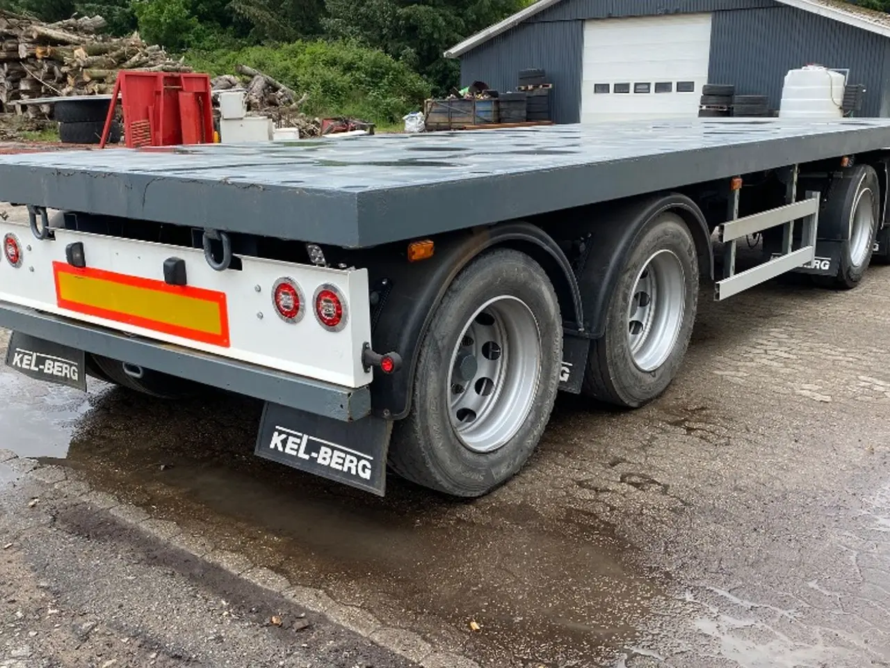 Billede 3 - Kel-Berg D32B4 4-axle platform trailer