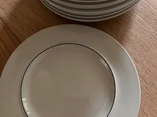 18 kagetallerkener Blåkant - Royal Copenhagen