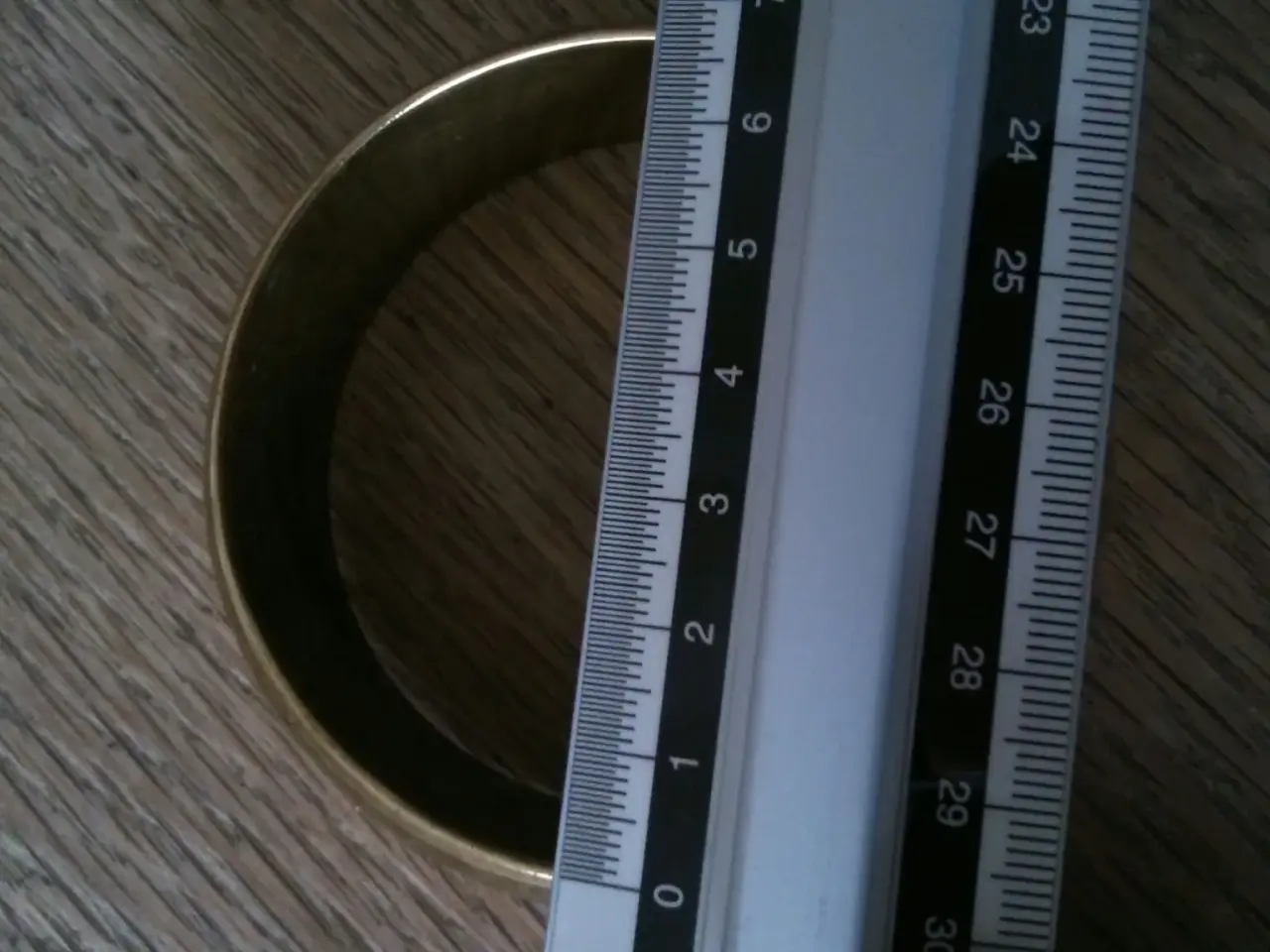 Billede 3 - Vintage messing håndslået, Ø 6,7 cm