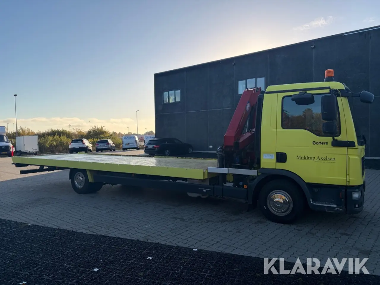 Billede 4 - Kranbil MAN TGL 12. 4X2 B. Med lad