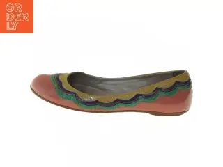 Farverige ballerina sko fra Designer Remix (str. 40 )