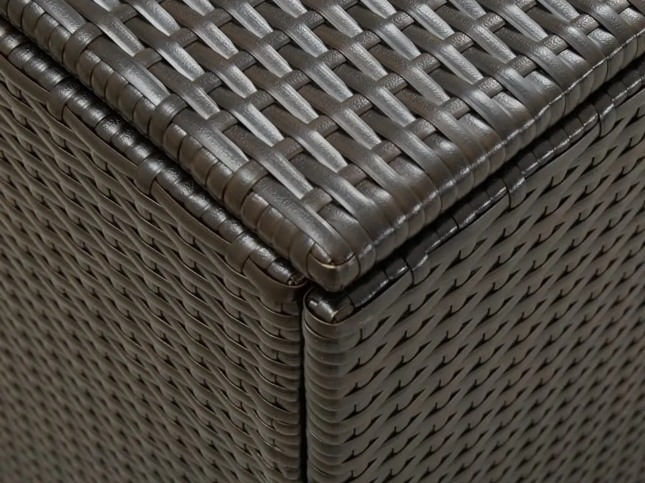 Billede 2 - Opbevaringskasse til haven 180x90x70 cm polyrattan brun