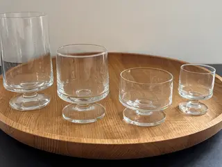 62 stk. Holmegaard Stub glas – flot samlet sæt