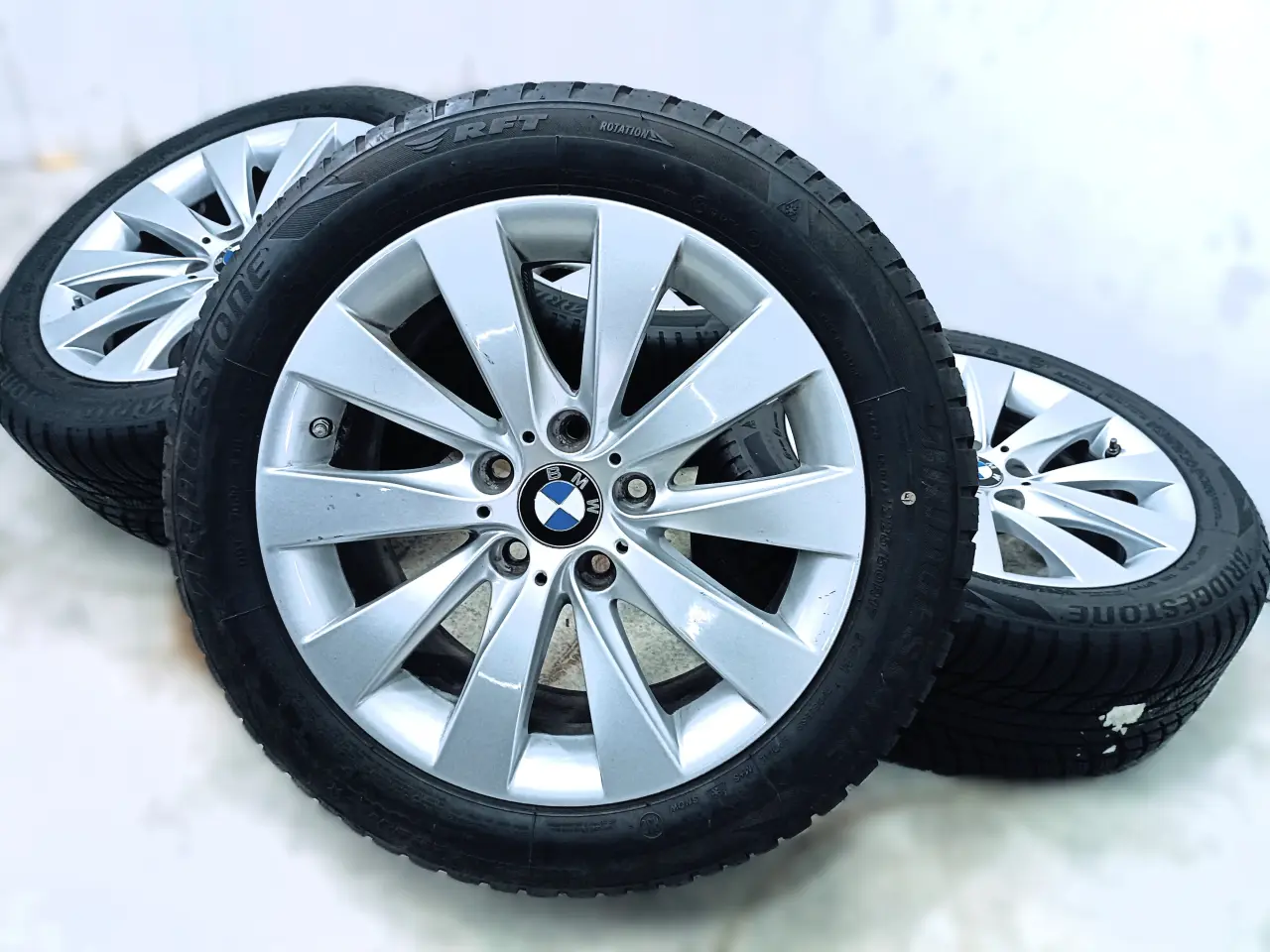 Billede 6 - 5x120 17" ET37 nav 72,6ø BMW vintersæt inkl.TPMS