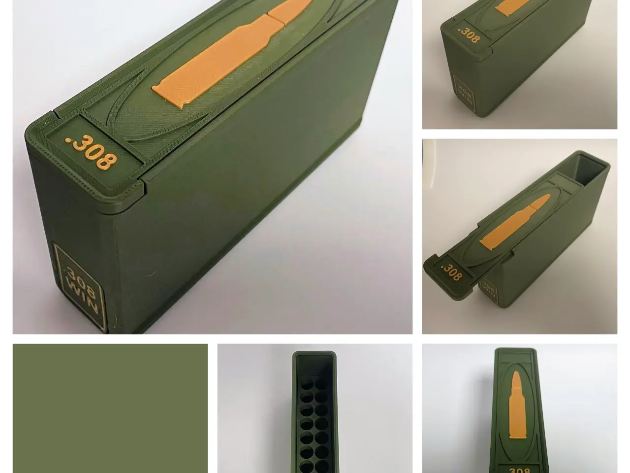 Billede 4 - Ammo bokse – 6-pack – flere kalibre - pris/stk