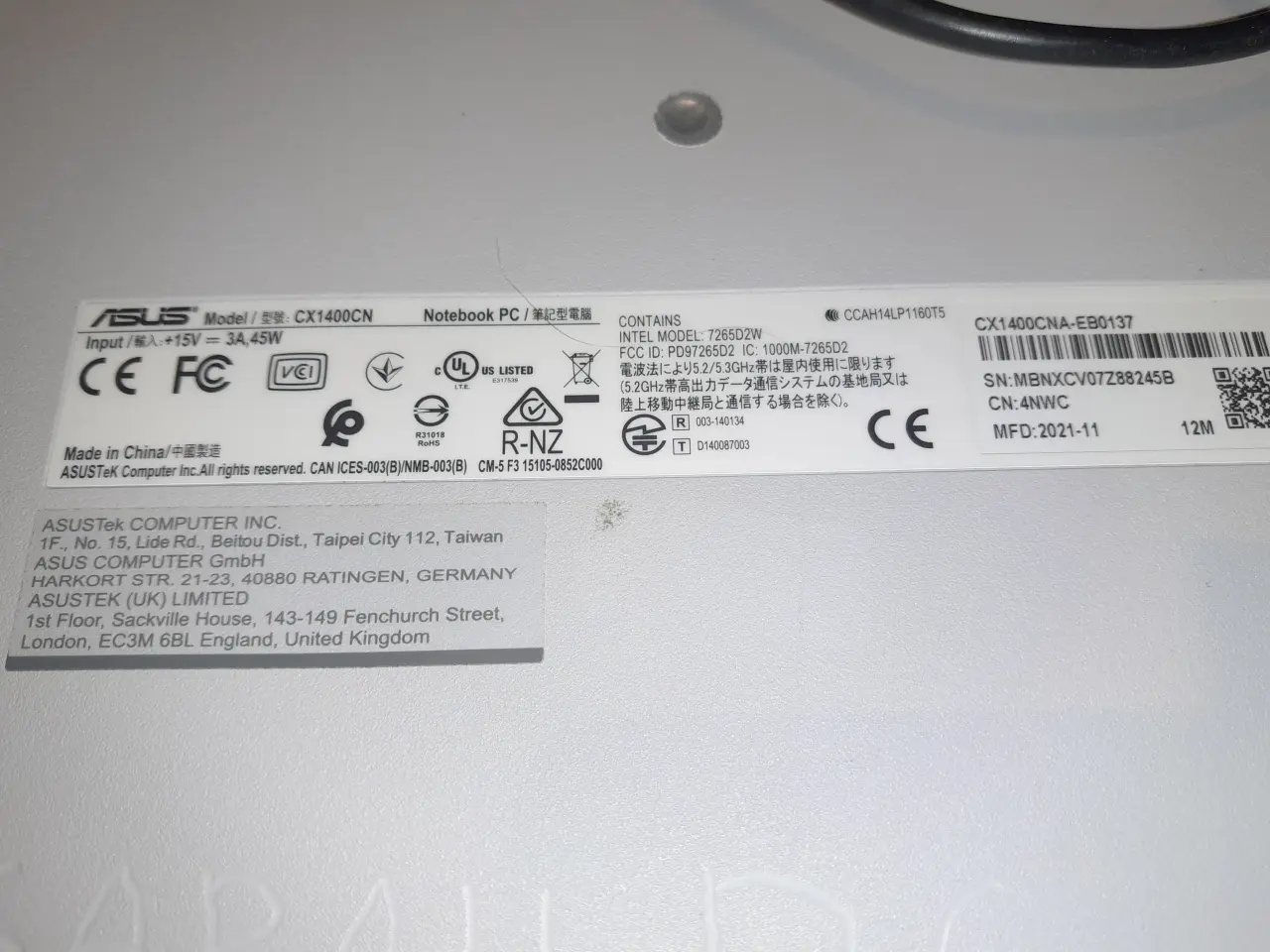 Billede 2 - Asus Chromebook CX1400CN