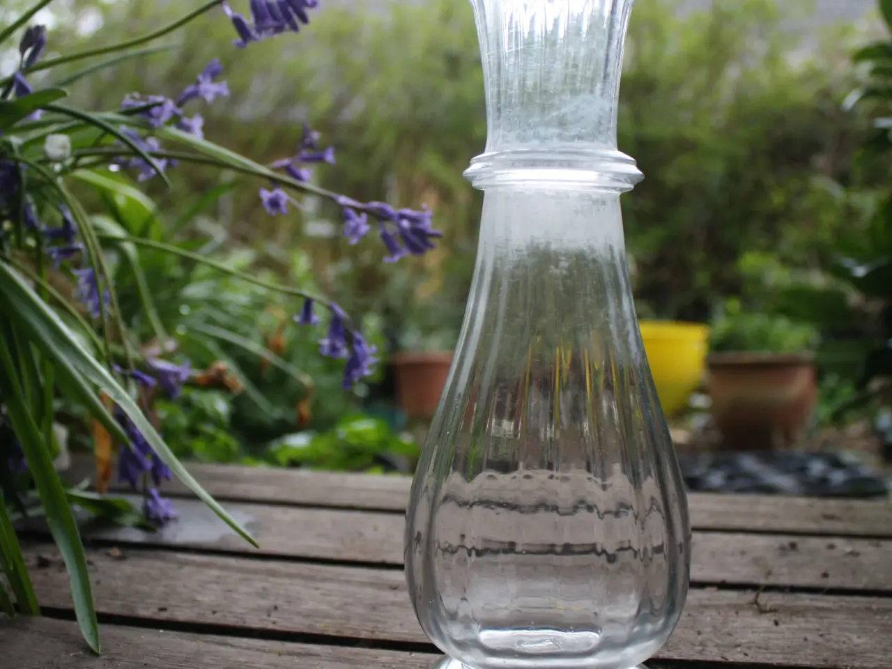 Billede 17 - Gammel mundblæst hyacintglas