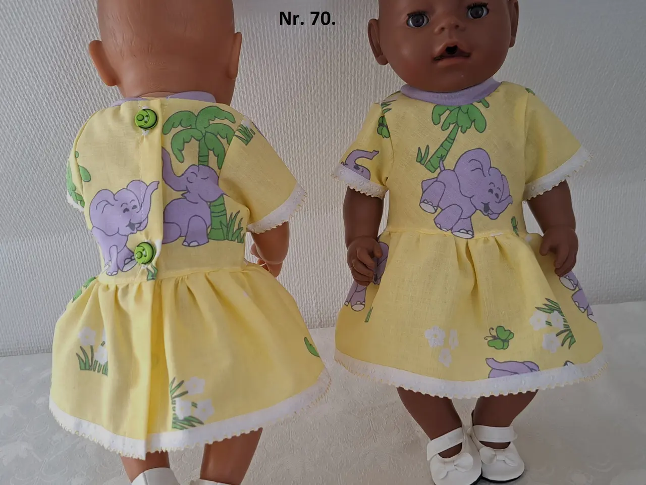 Billede 9 - Kjoler til Baby Born på 42 til 43cm.