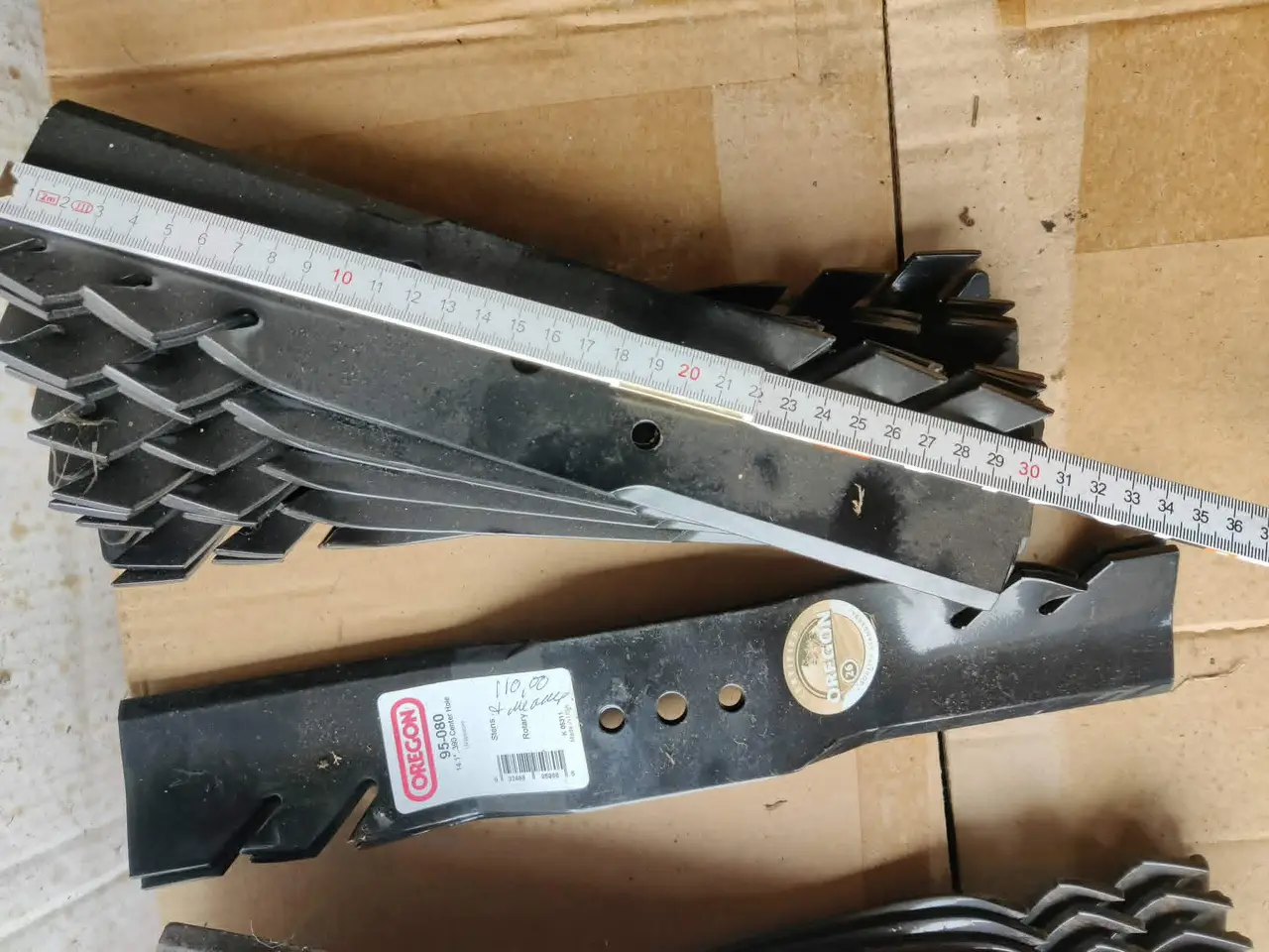 Billede 1 - Bio knive til plæneklipper/traktor