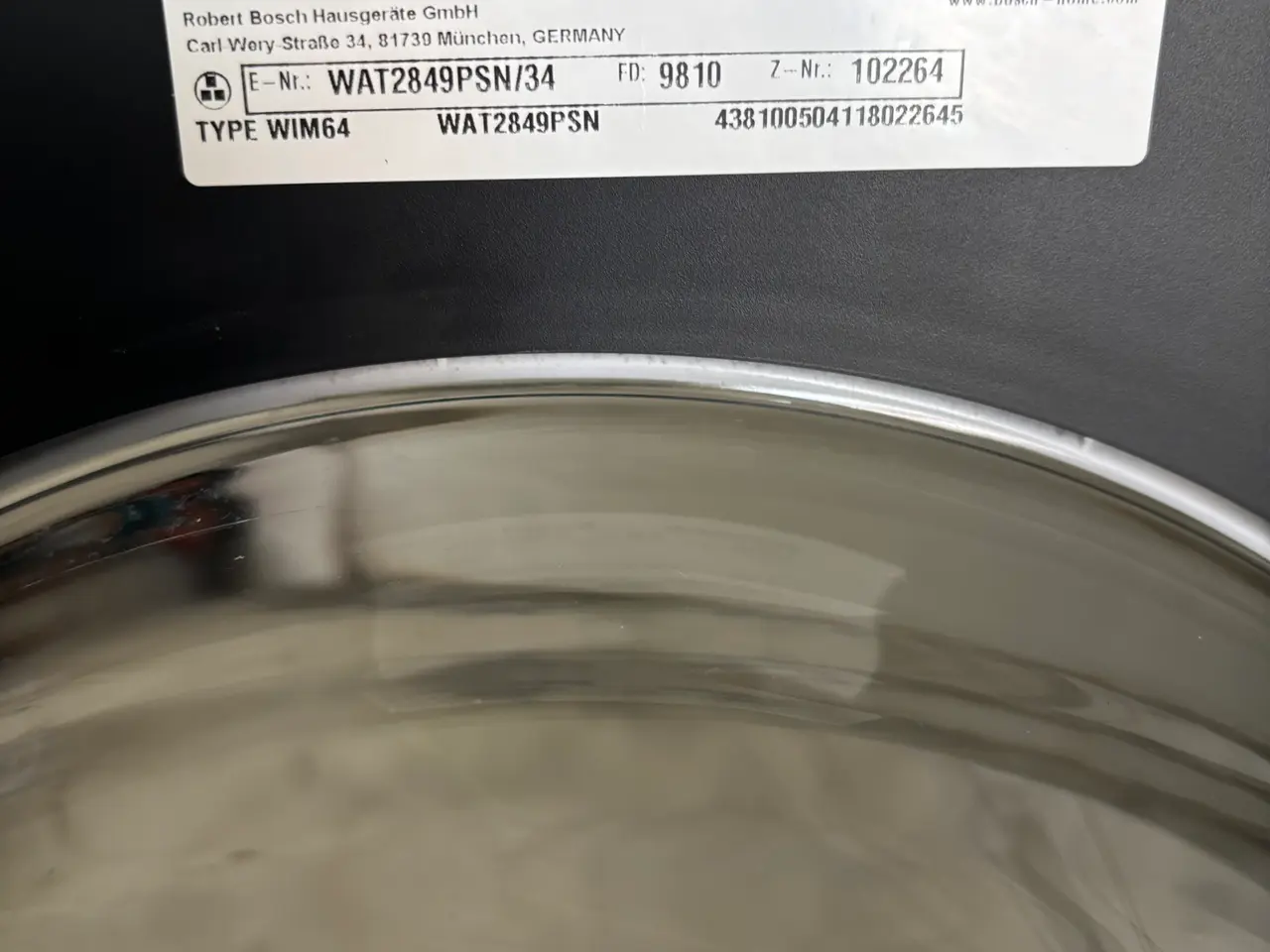 Billede 6 - Bosch Serie 6 frontbetjent vaskemaskine hvid