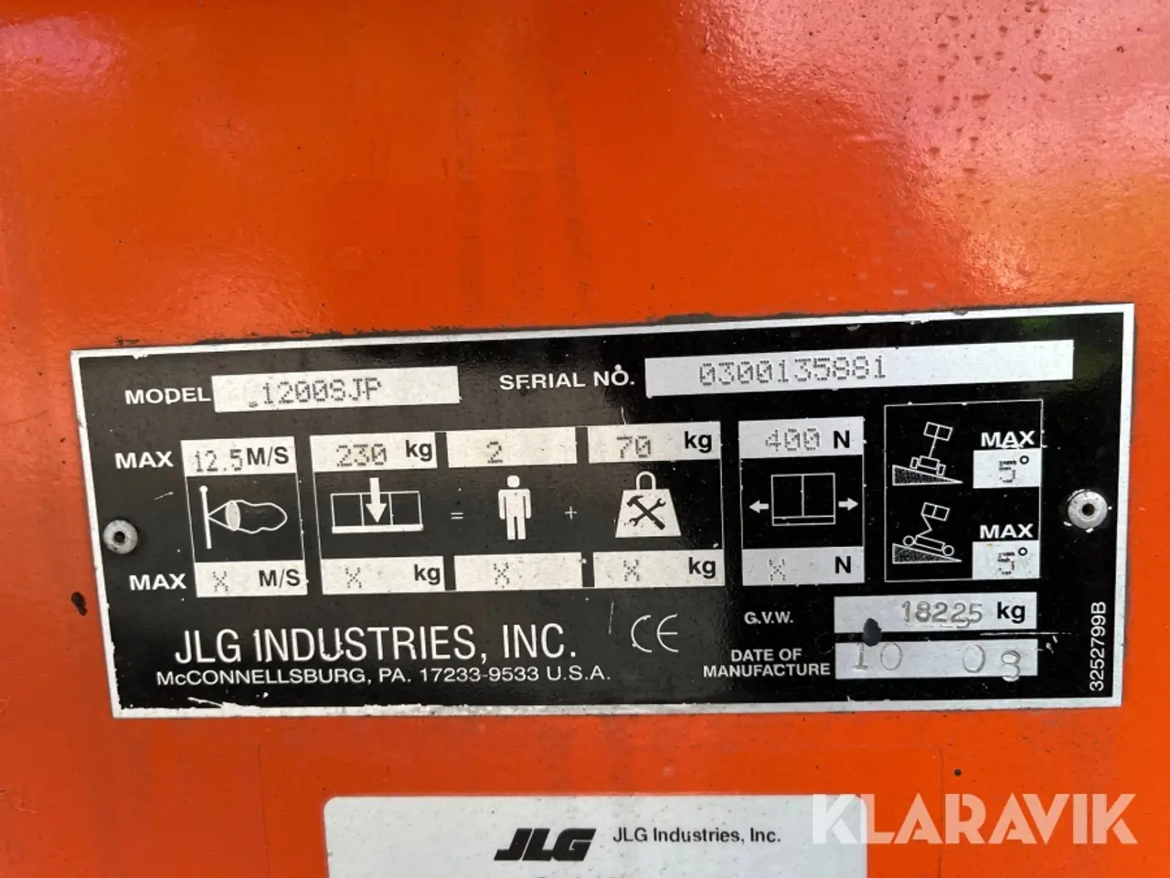 Billede 5 - Bomlift JLG 1200 SJP