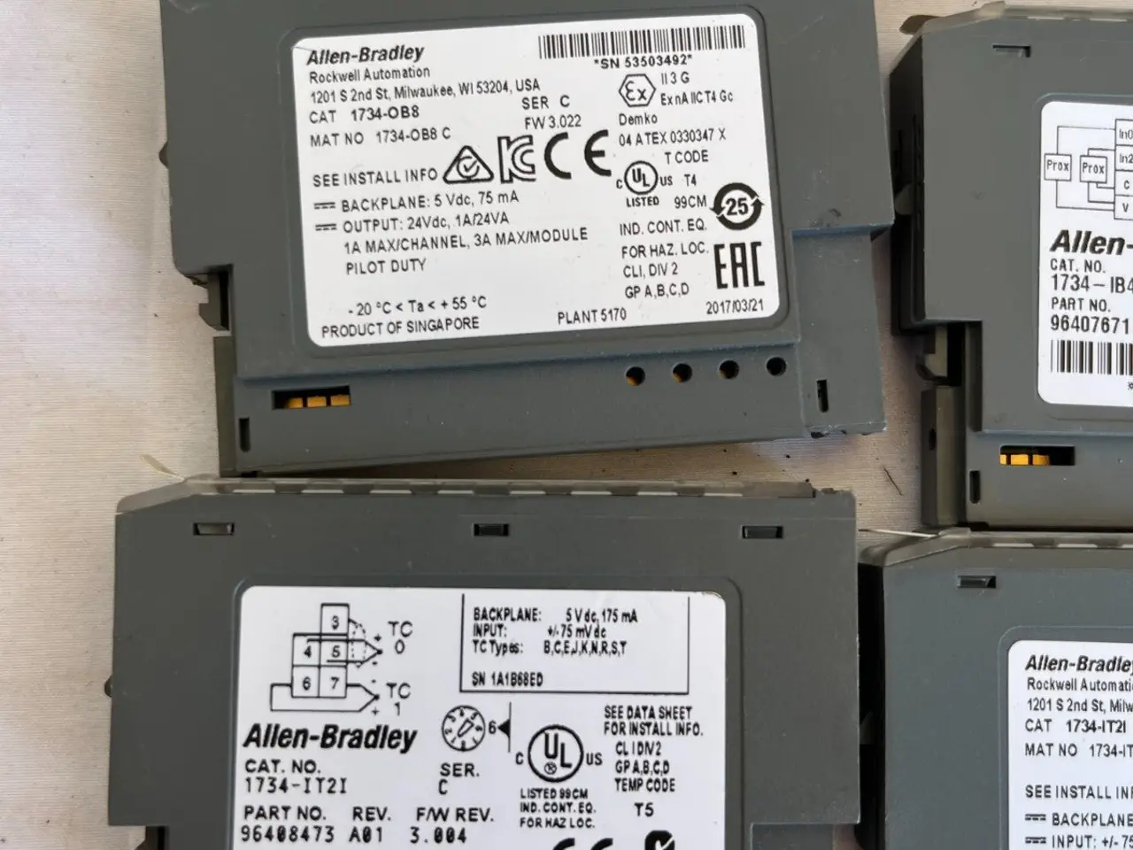 Billede 5 - Allen-Bradley 1734-IT2I OB8 IB4 POINT I/O modul