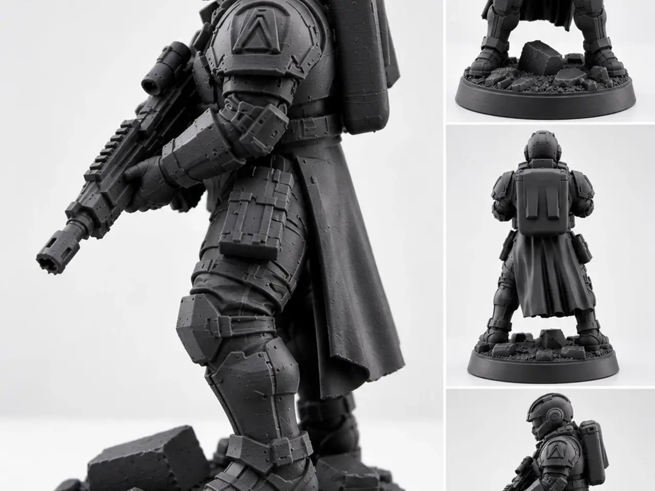 Billede 2 - Sci-fi soldat figur miniatur