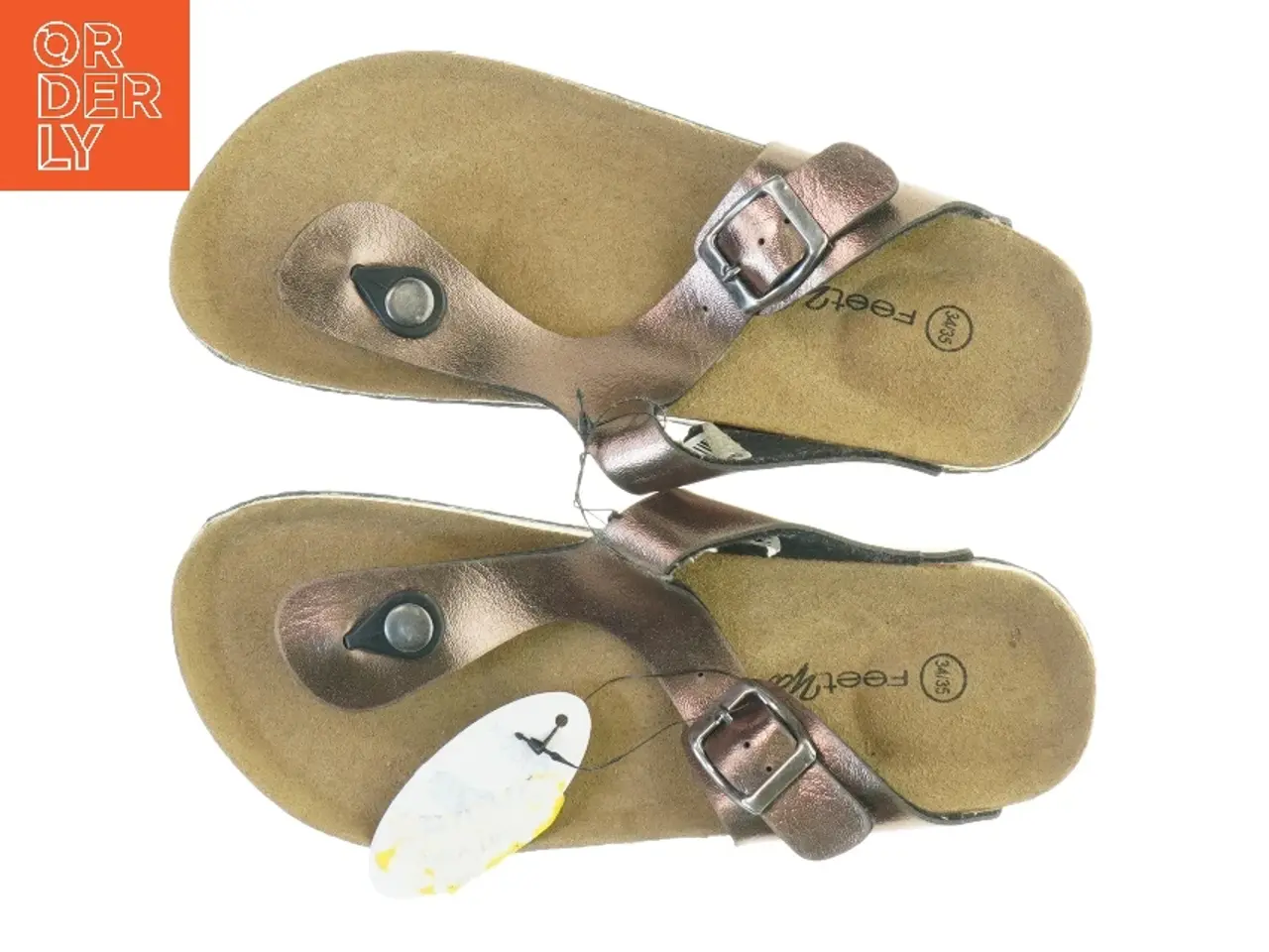 Billede 1 - Kvinders to-strops sandaler fra Feetwa (str. 34, 35)