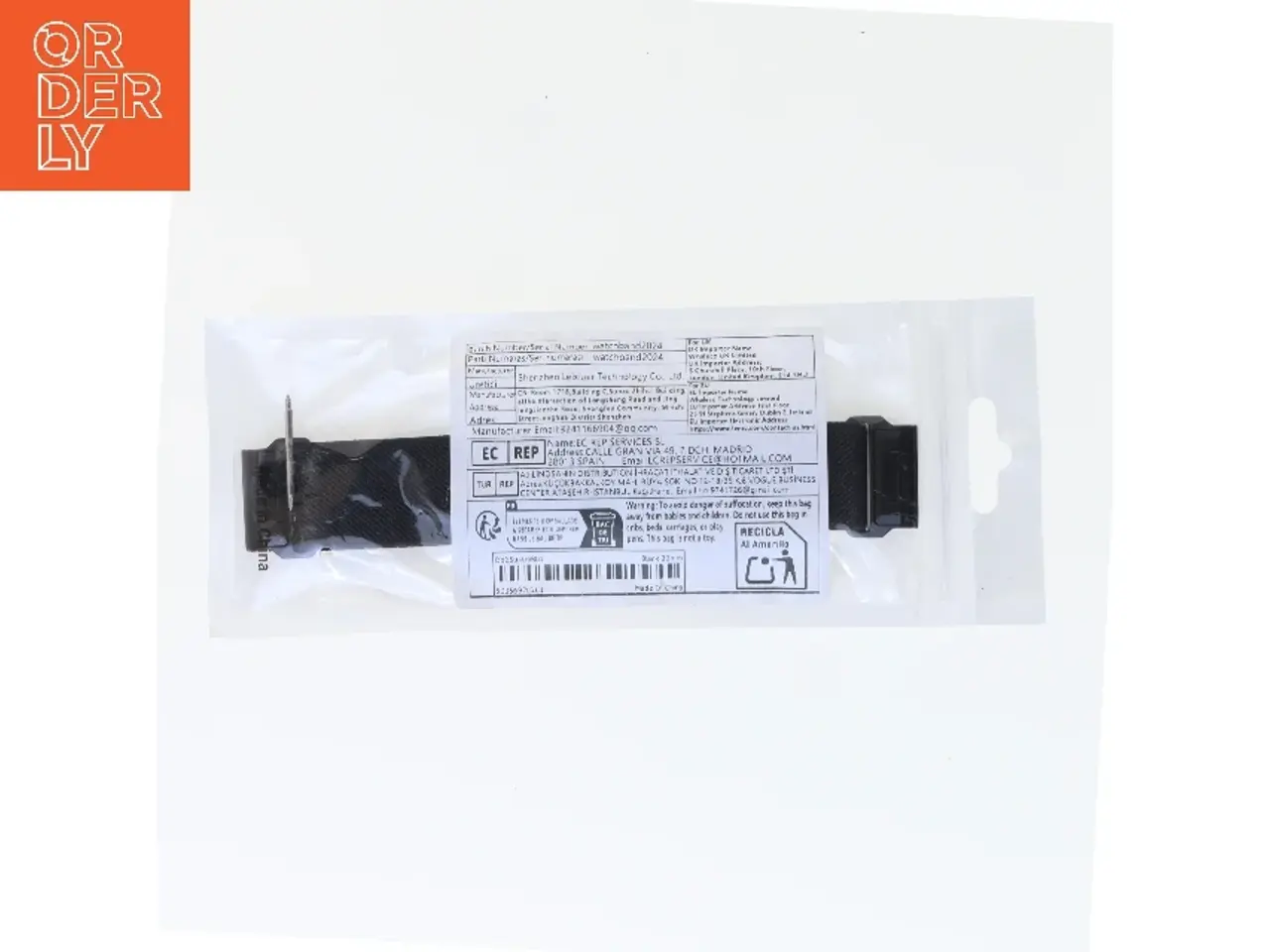 Billede 1 - Urrem i sort (str. 14,5 cm)