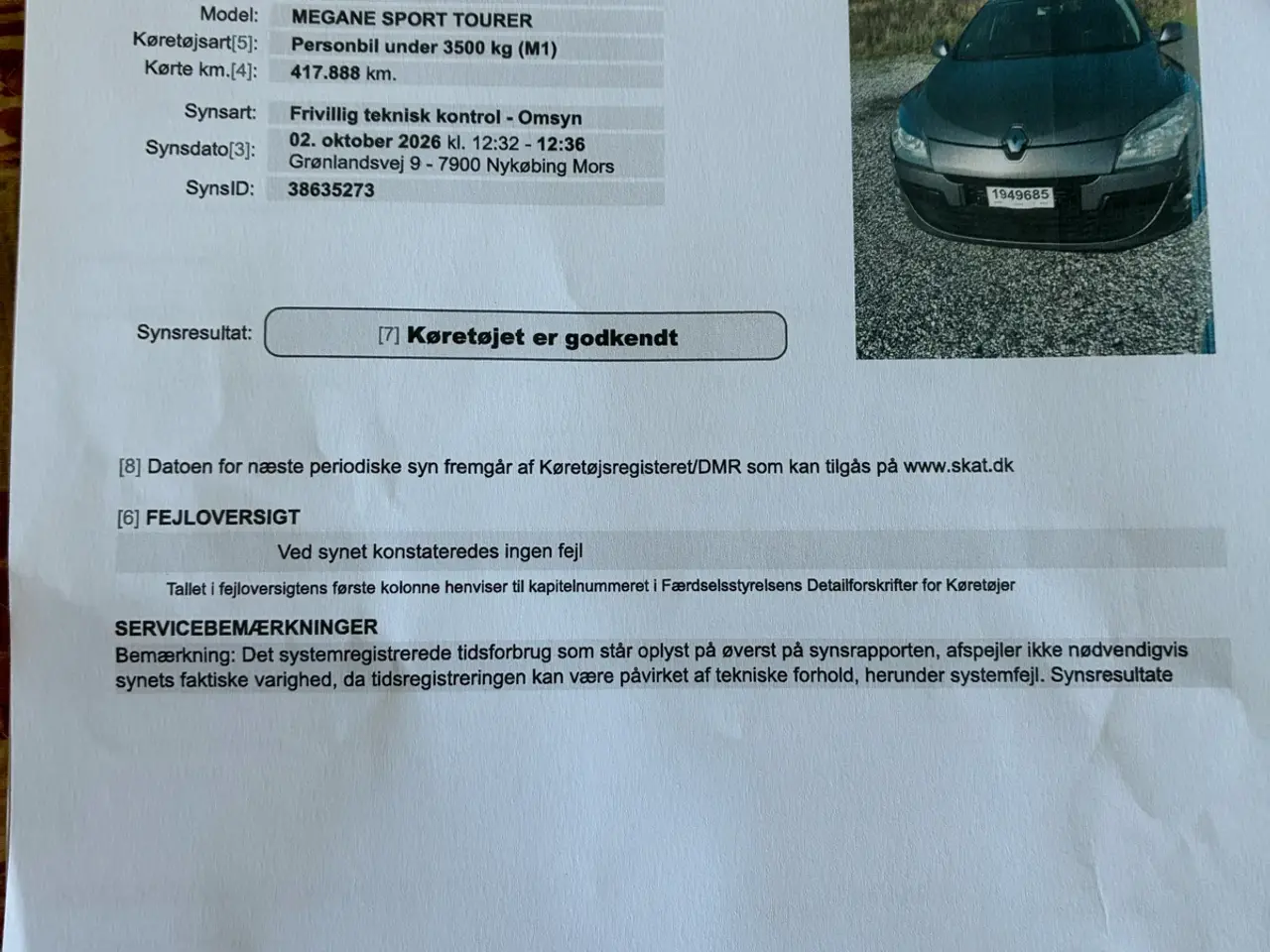 Billede 1 - Renault Megane lll 1.5 Dci sport tourer