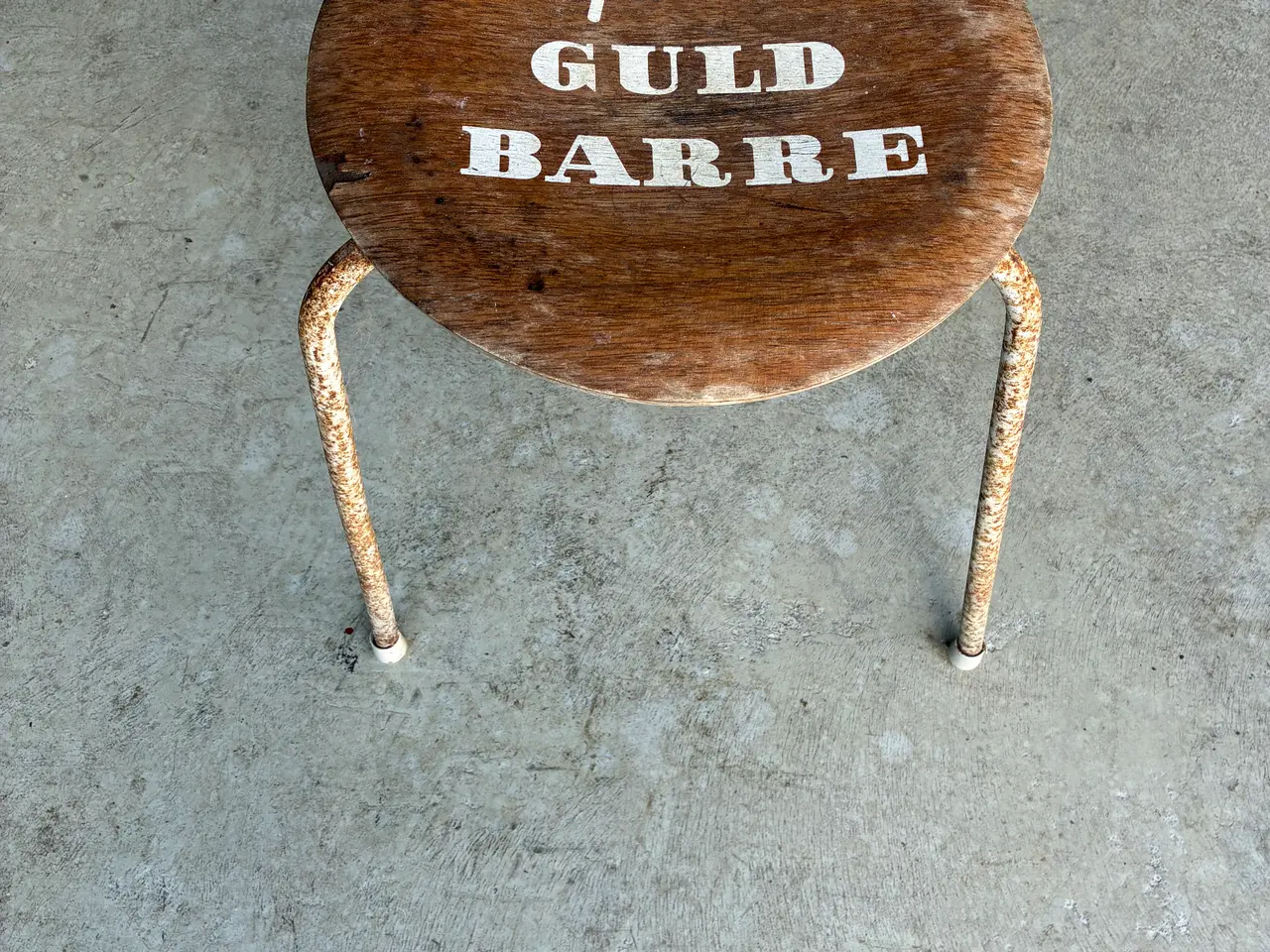 Billede 1 - Antik taburet