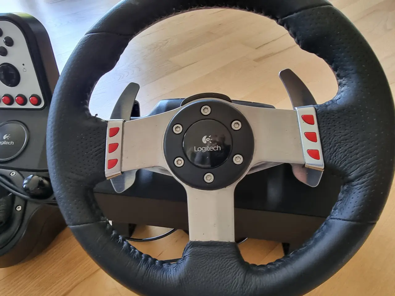 Billede 4 - Logitech G27 rat + pedaler + gearstang