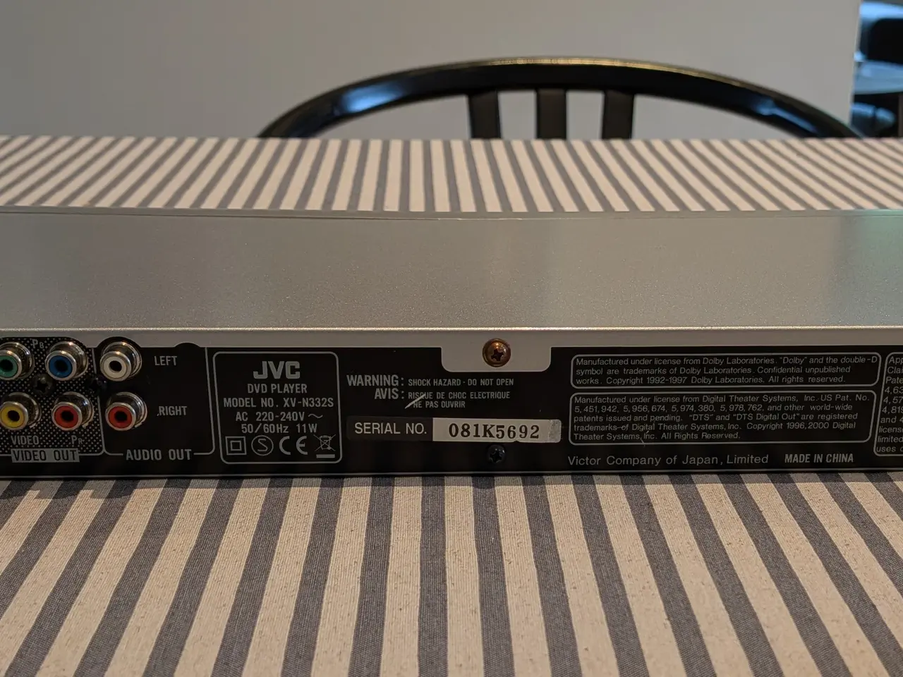Billede 8 - JVC DVD afspiller - model XV-N332