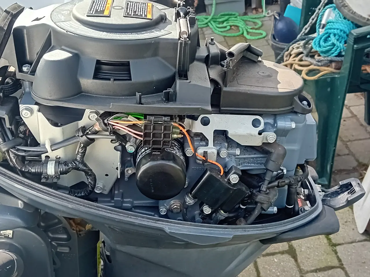 Billede 6 - Yamaha 15 hk firetaktsmotor 