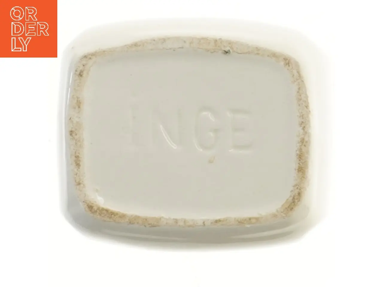 Billede 3 - Keramikflask til mel (str. 16x10,5 cm)