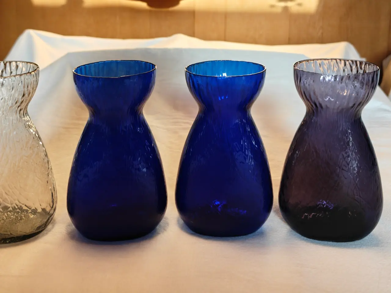 Billede 2 - Hyacintglas ovale hamret fra Kastrup/Fyens Glasvær