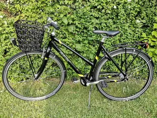 Flot dame-pigecykel ,Nye cykelkurv, 28",53 cm, 7 g