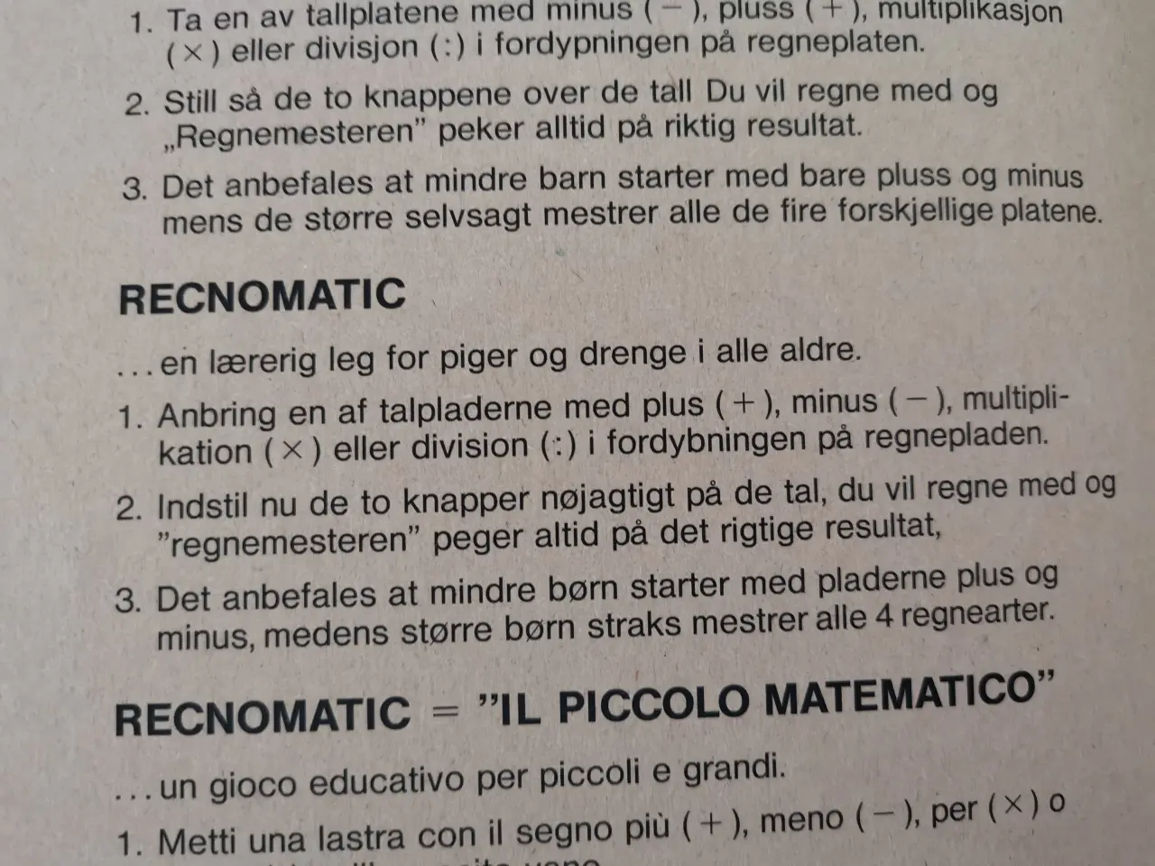 Billede 3 - Recnomatic Regnemester +-:X fra 1972