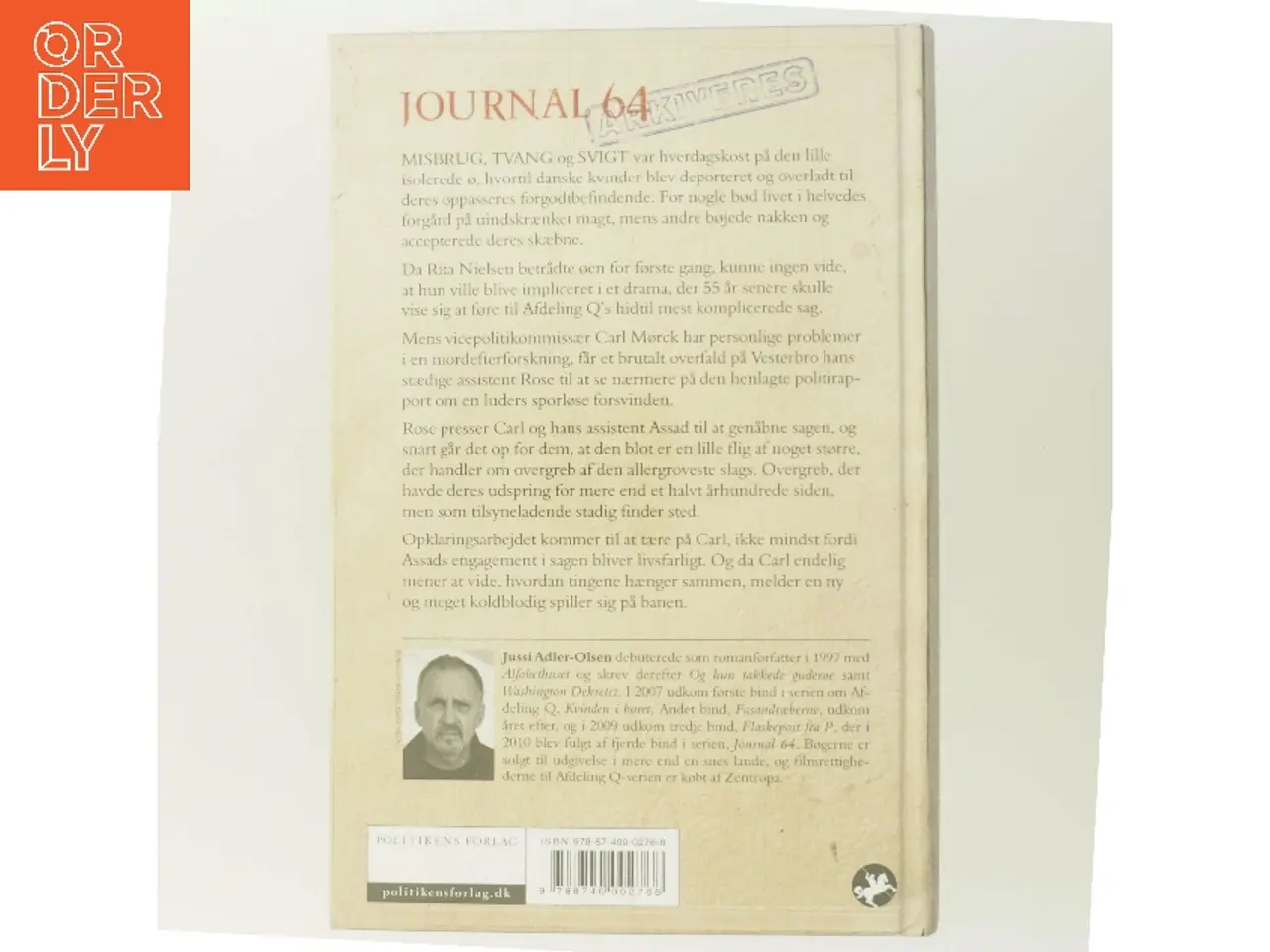 Billede 3 - Journal 64. 4 af Jussi Adler-Olsen (Bog)