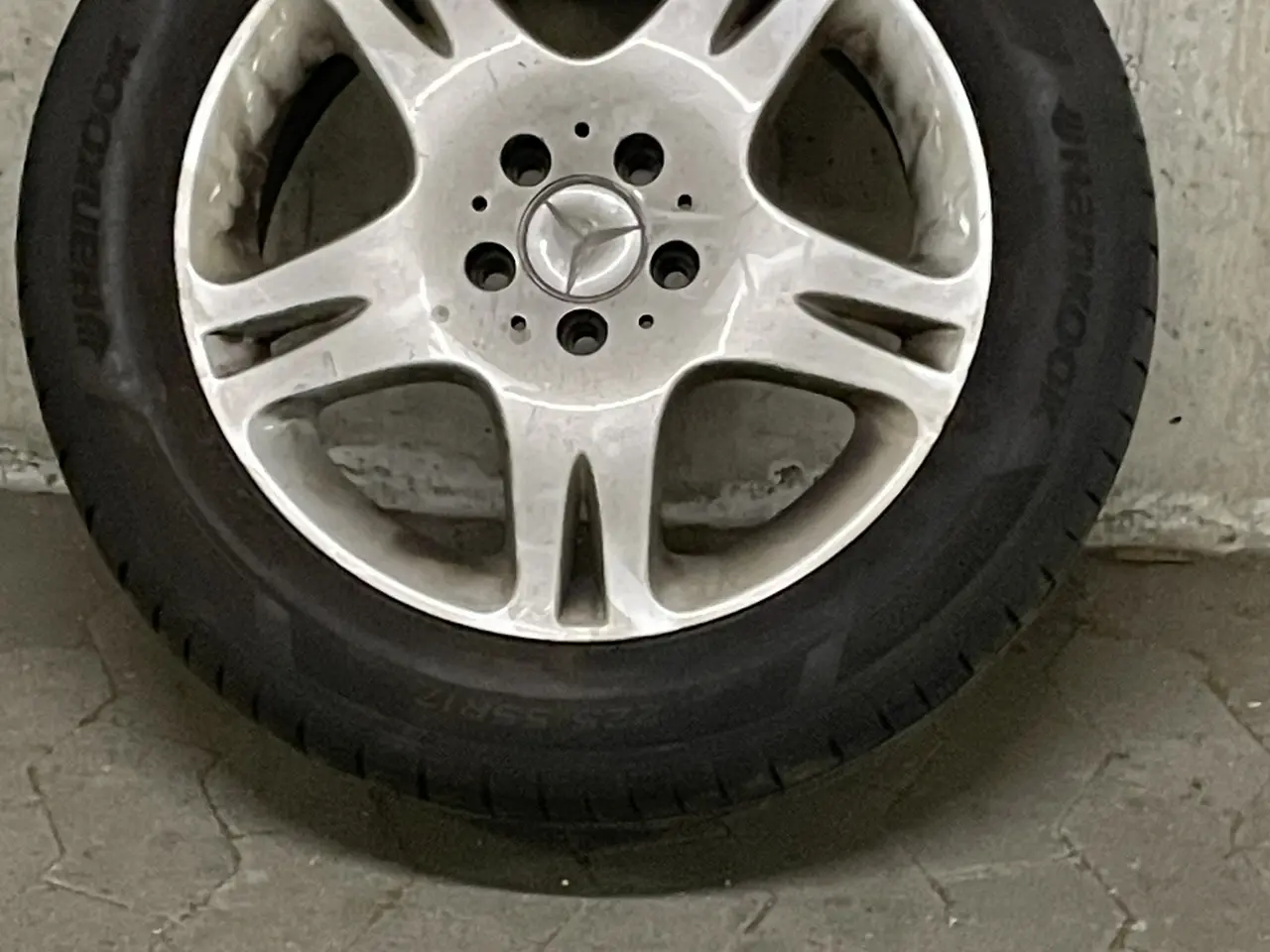 Billede 2 - Originale Mercedes 17" Alufælge