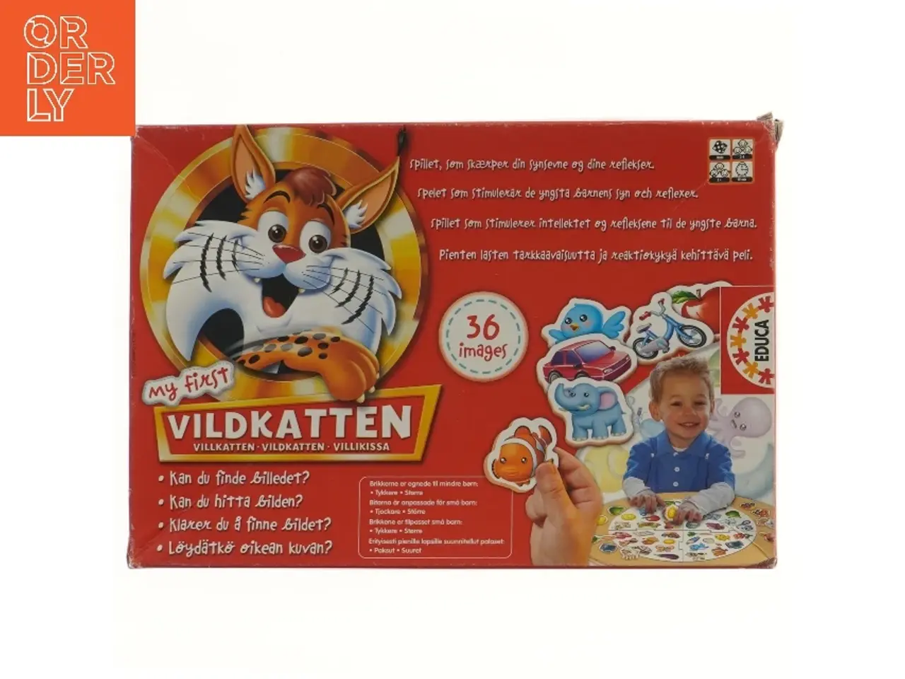 Billede 1 - Vildkatten spil til børn fra Educa (str. 33,5x23 cm)