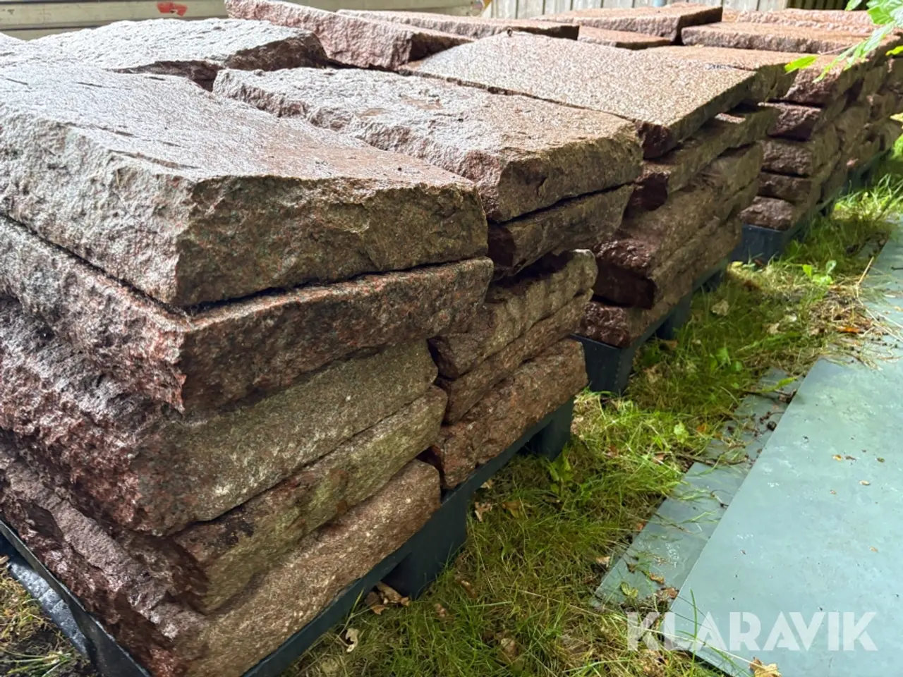 Billede 10 - Granit sten Bornholmsk Granit Rød 140 hele sten