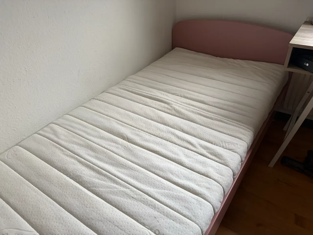 Billede 8 - Flexa Play seng i lyserød  + boxmadras & topmadras