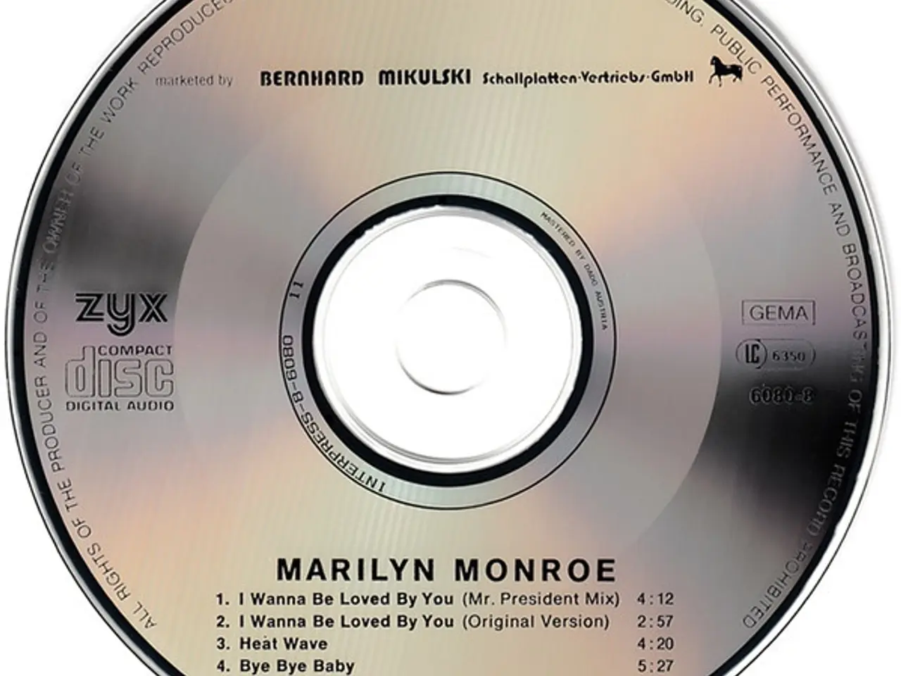 Billede 3 - Marilyn Monroe – I Wanna Be Loved By You… – CD