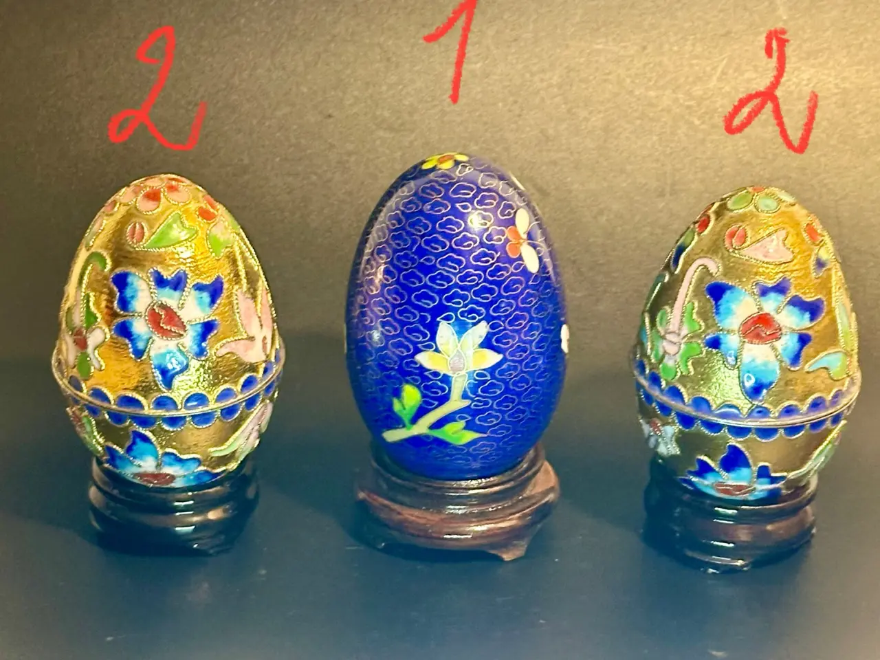 Billede 2 - Vintage CLOISONNE genstande sælges. Læs beskrivels