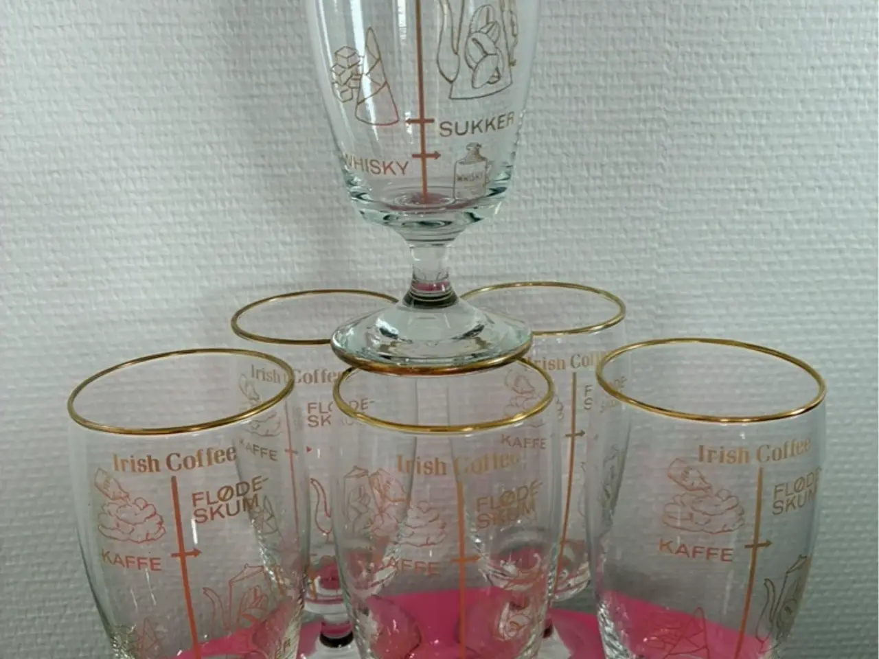 Billede 1 - 6 x Irish Coffee glas
