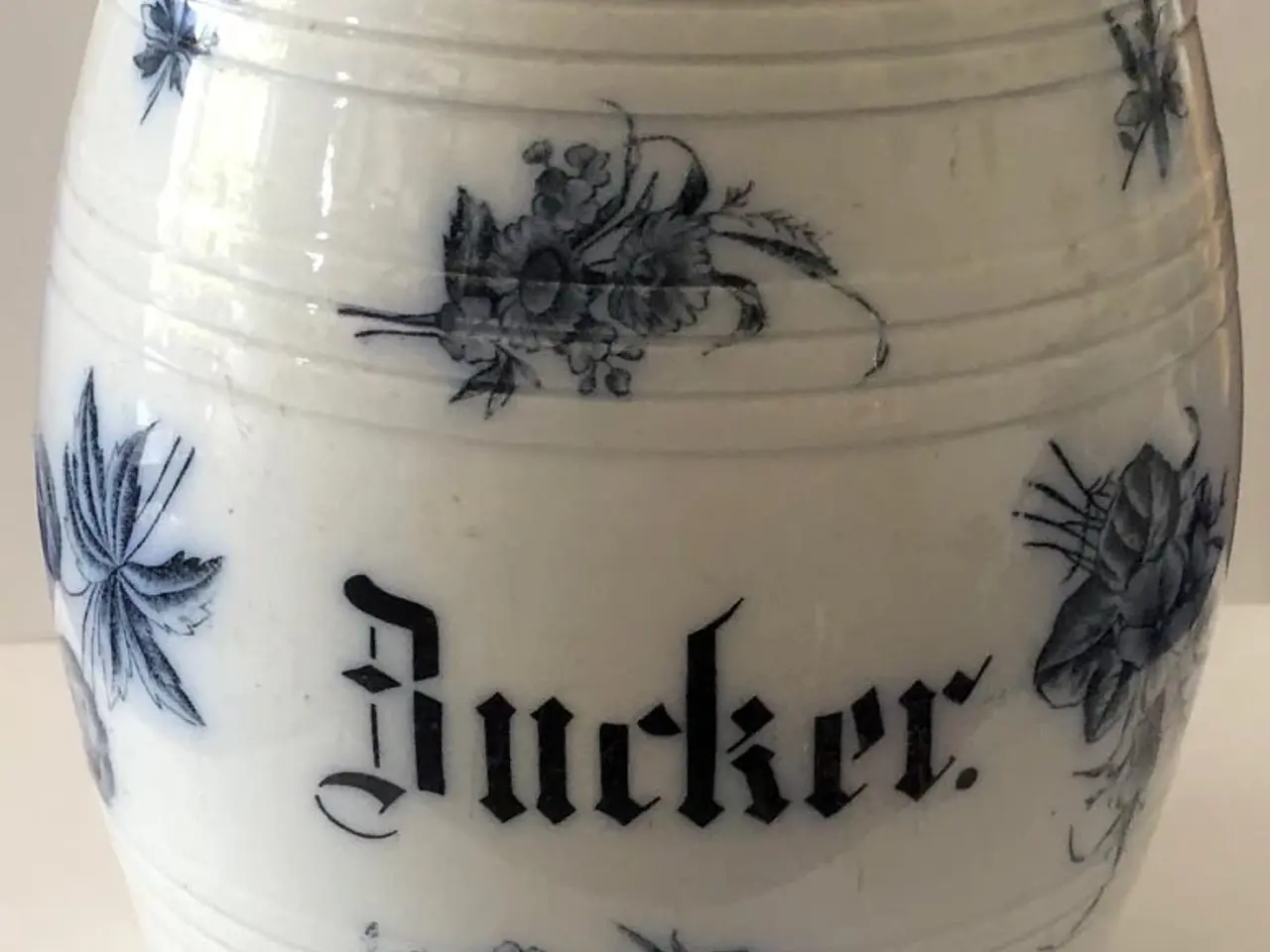 Billede 1 - Sukker krukke i fin stand med lidt patina 