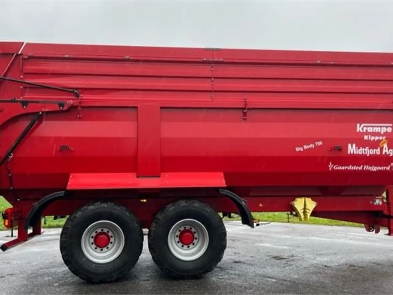 Billede 2 - Krampe Big Body 750 Hydraulisk Klapbar side