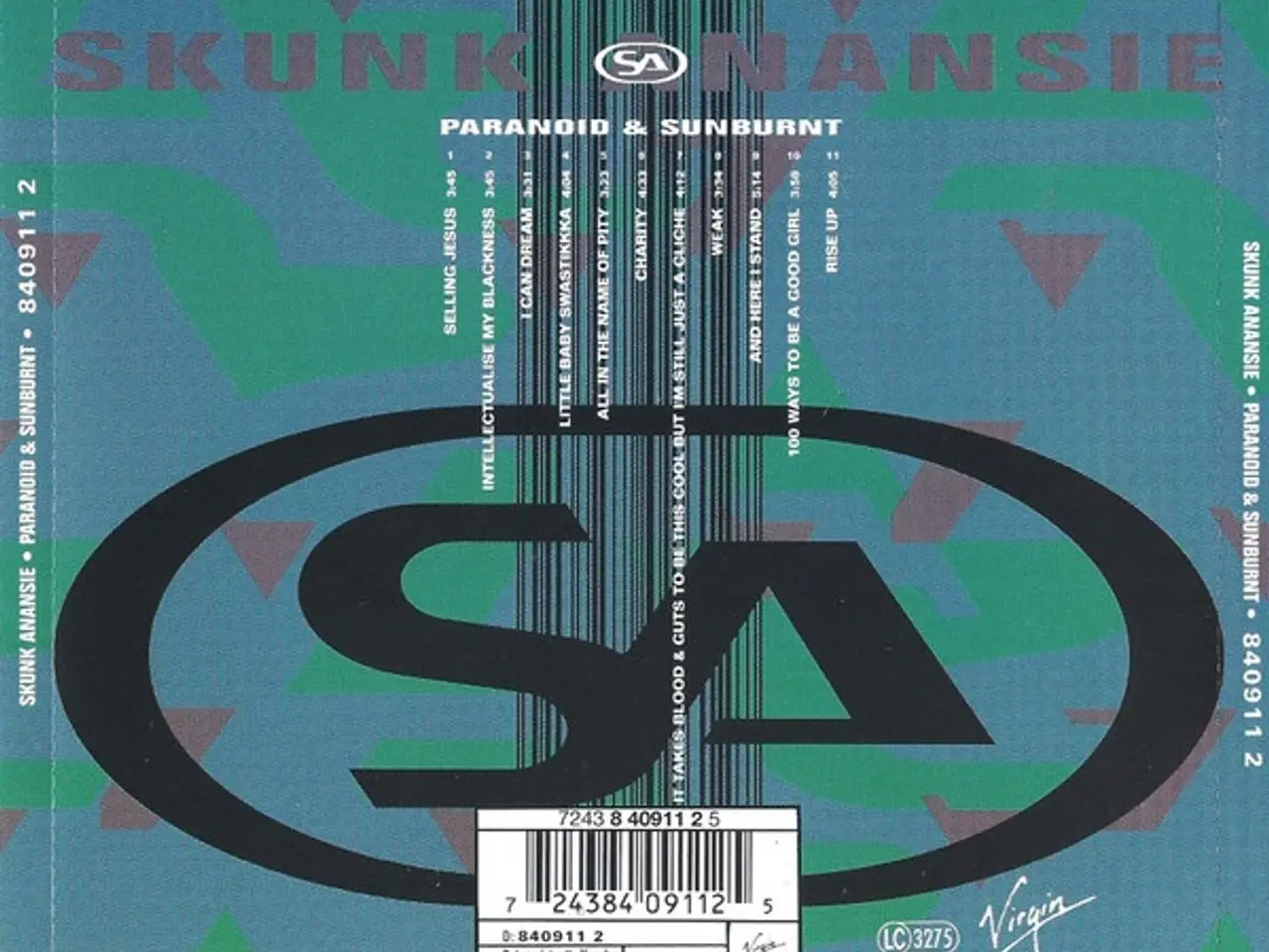 Billede 2 - Skunk Anansie – Paranoid & Sunburnt – CD