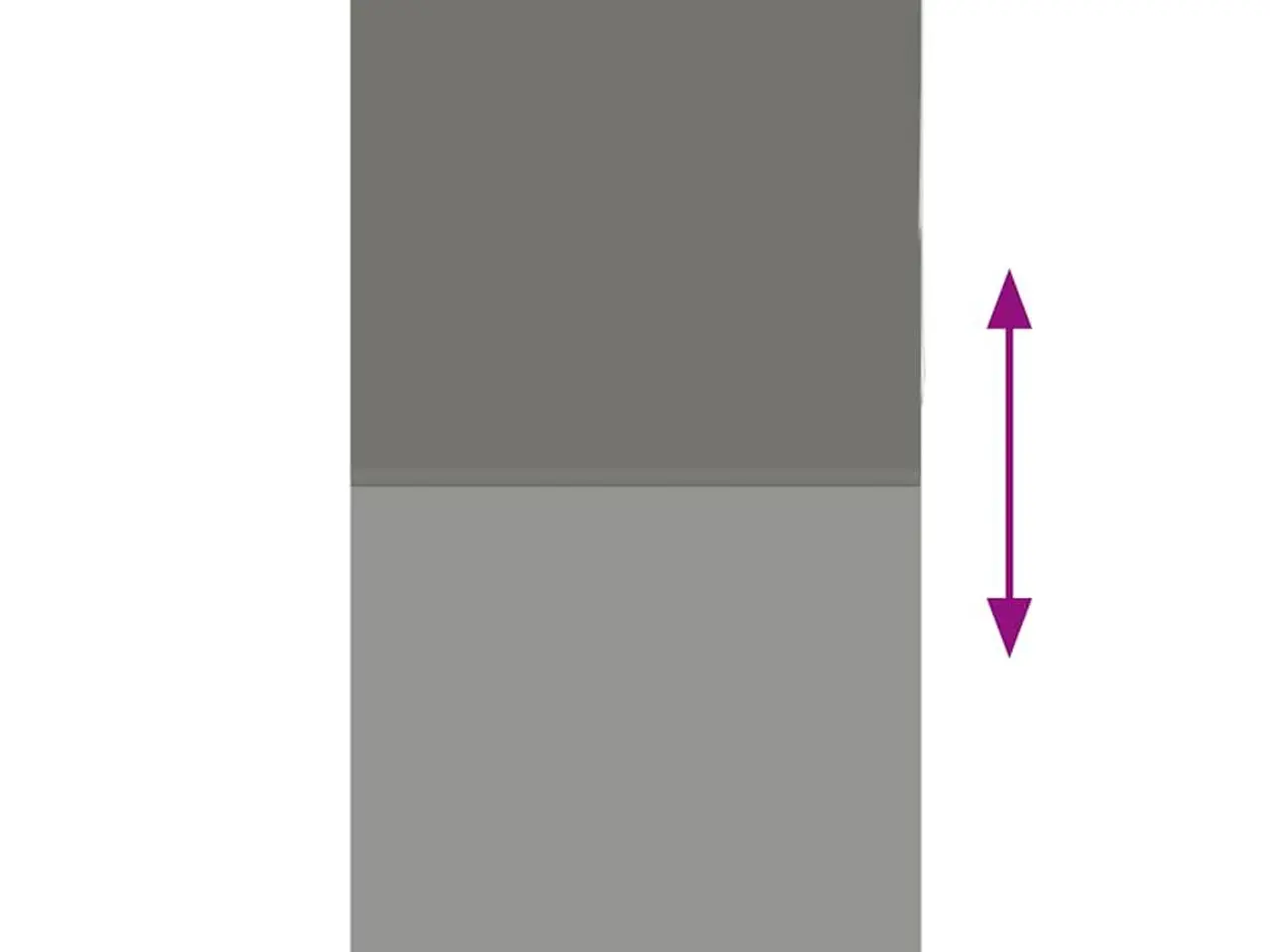 Billede 5 - Mørklægningsrullegardin 100×230 cm - grå polyester