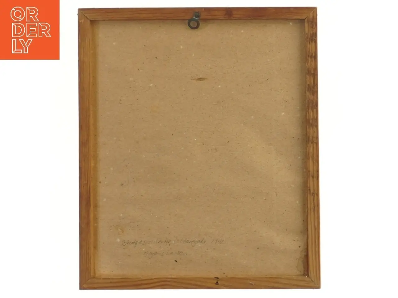 Billede 2 - Kunsttegning i ramme (str. 24,5x21 cm)
