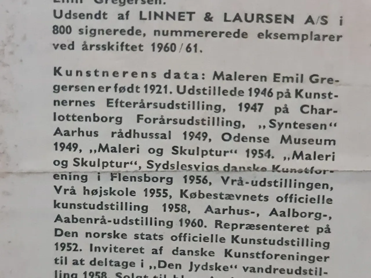 Billede 5 - Emil Gregersen – signeret originalt farvelitografi