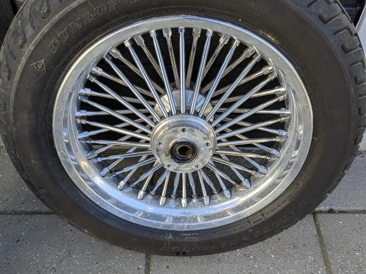 Billede 2 - Fatspoke fælge fra Harley Davidson