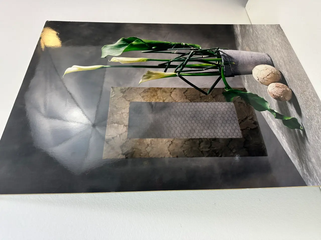 Billede 4 - Originalt foto-kunsttryk på plade (retro)