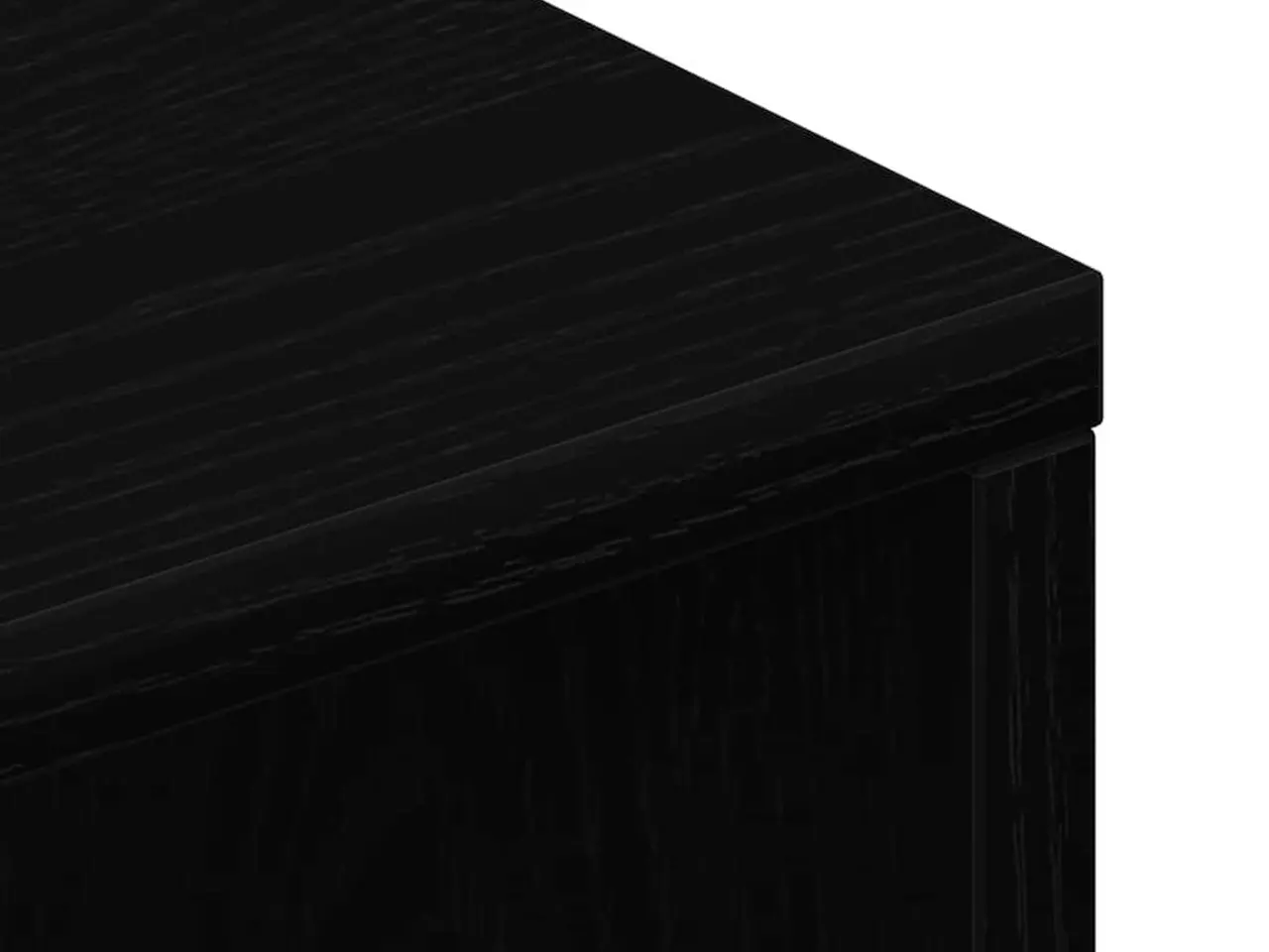 Billede 8 - Tv-bord 100x40x40 cm konstrueret træ sort egetræsfarve