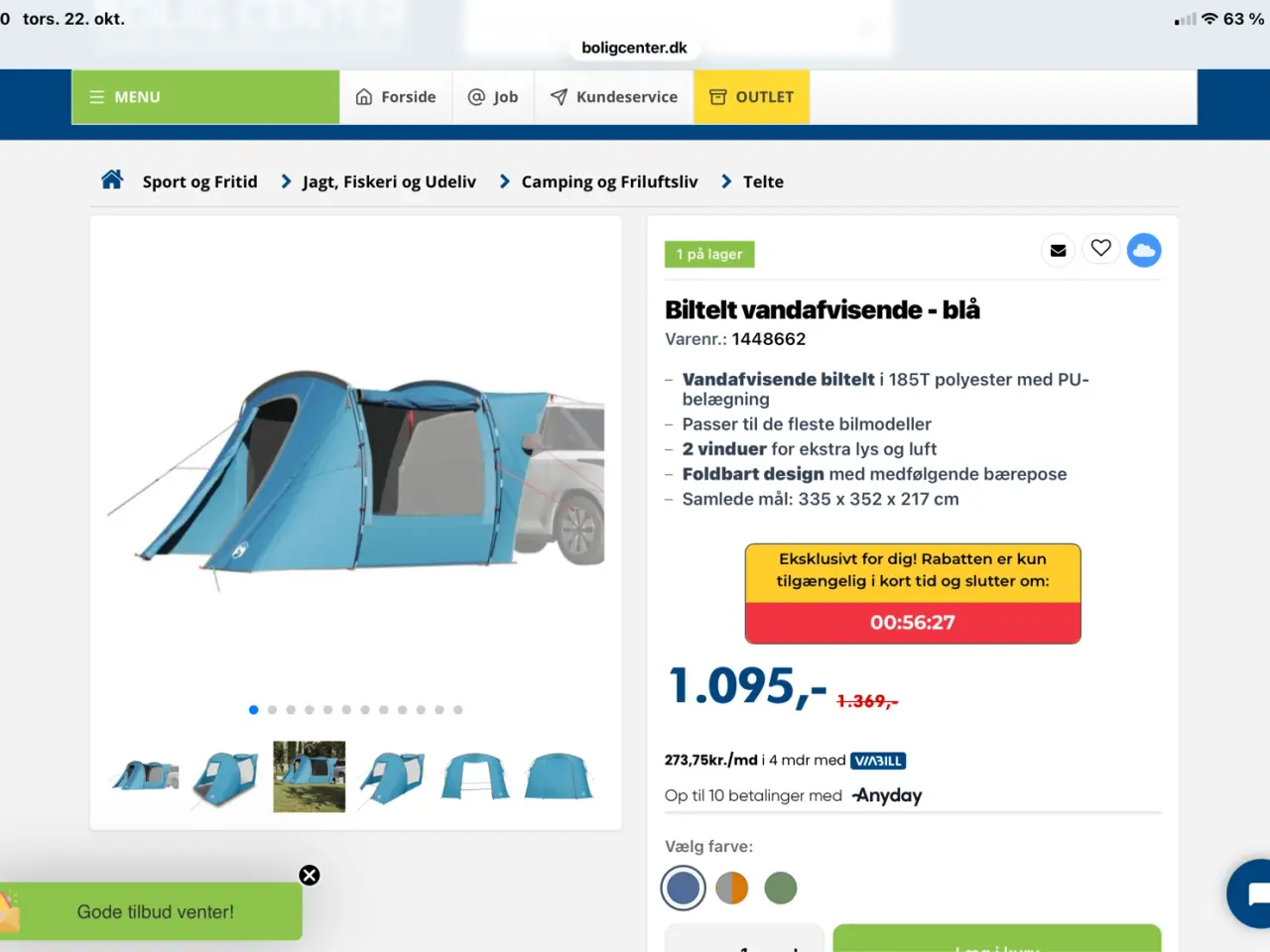 Billede 1 - Telte til bil