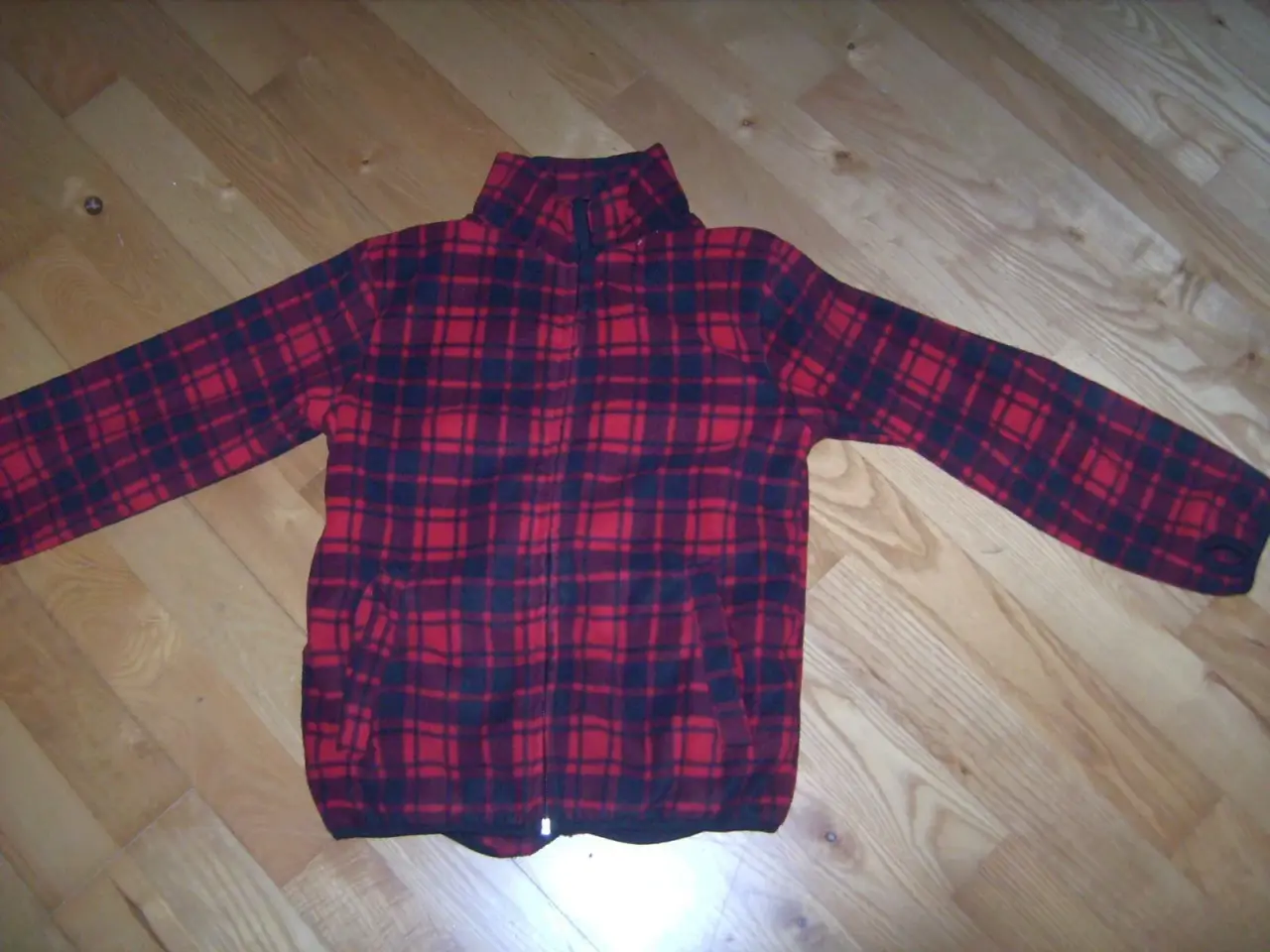 Billede 2 - BLUSE* - fleece, ternet