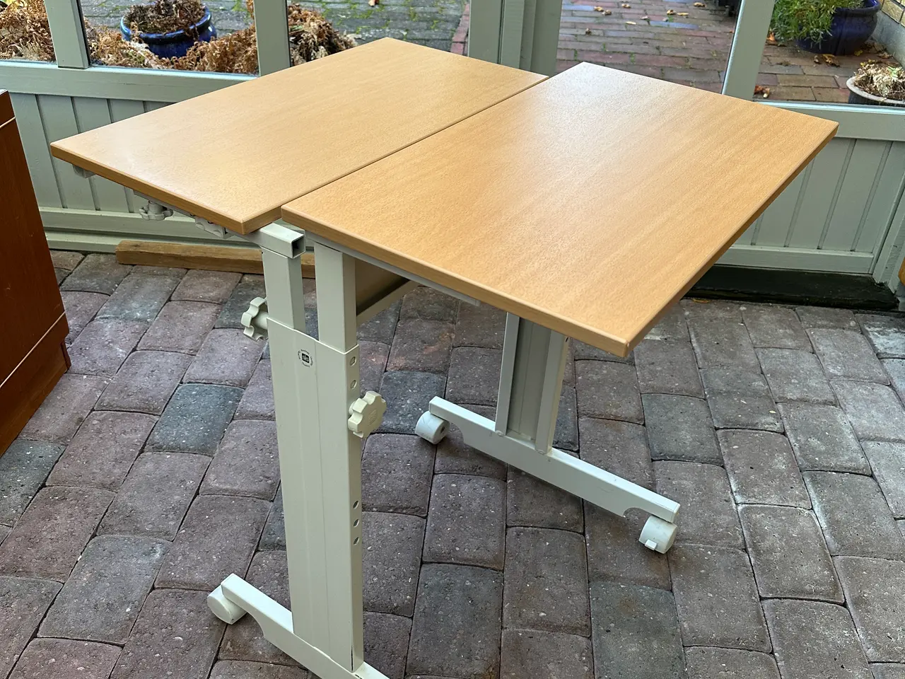 Billede 3 - Computer bord / PC bord bøg laminat 