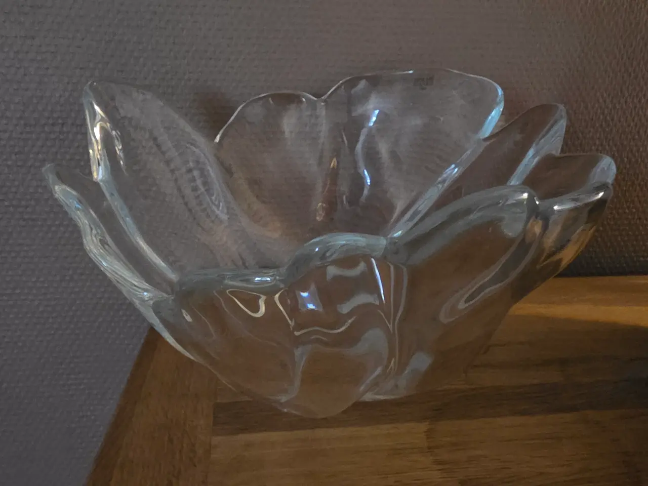 Billede 1 - Smuk Holmegaard / Royal Copenhagen "Natura" glassk