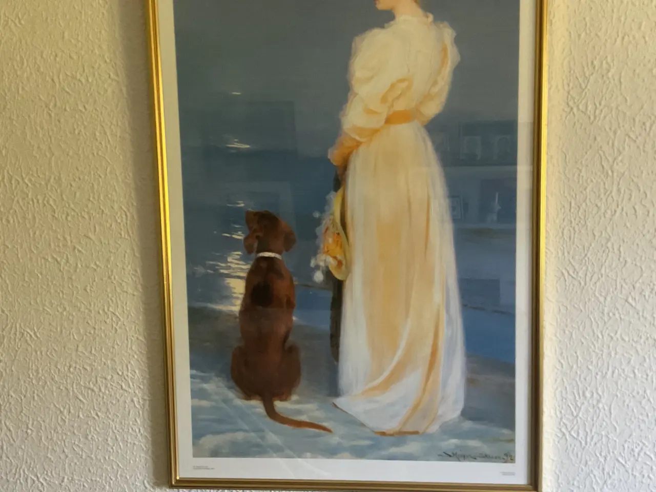 Billede 1 - Plakat strandpromenade afMichael p. Ancher